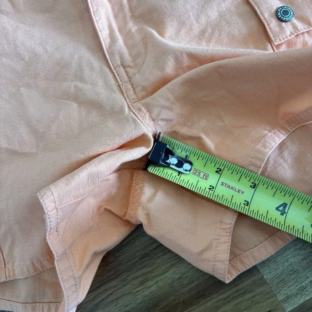 Ralph Lauren Girl Orange Shorts Size‎ 10 Preppy Classic School Summer Resort